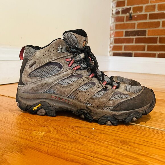 Merrell Other - Merrell Moab Waterproof Mid Beluga Trail Hiking Boots Mens Size 11.5